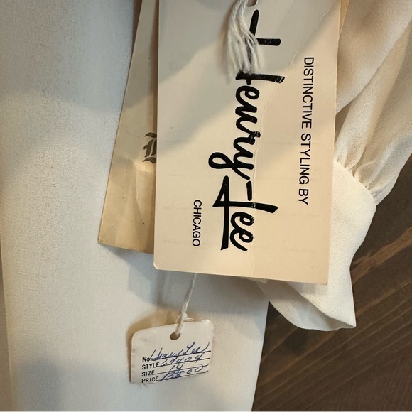 Vintage Henry Lee Cream Long Sleeve Dress - Picture 12 of 12